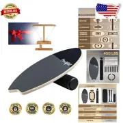 Wobble Board Exercise Set: 2-in-1 Roller & Ball for Ultimate Balance Training