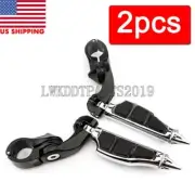 Motorcycle Highway Foot Pegs Fit For Harley Dyna Fat Street Bob Wide Super Glide