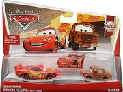 [Disney] Pixar Cars Lightning McQueen with Chipboard Poster and Fred Diecast Vehicle
