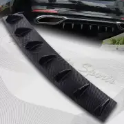 1 x Carbon Style Rear Lower Bumper Diffuser Fin Spoiler Lip Wing Splitter 34"x6" (for: Toyota)