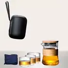Travel Tea Set with Tea Infuser with Handbag Kungfu Teapot for Watering Outdoor