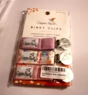 3-PACK COPPER PEARL BLINKY CLIPS PREMIUM KNIT FABRIC STRAP BLOOM