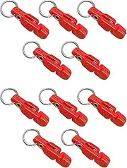10 Snap Release Clips Padded Trolling Clips, Heavy Tension Snapper Weight Outrigger for Offshore