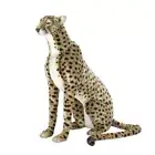 Jacquard Cheetah Realistic Hansa Soft Animal Plush Toy H 110cm **FREE DELIVERY**