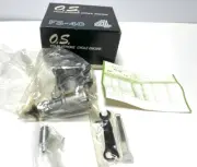O.S. FS-40 6.49cc 4 stroke glow engine with muffler for R/C airplane, new f/s