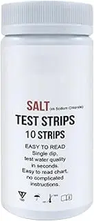 Pool Salt Test Strips | Water Test Strips | Pool Saltwater Detection Paper | Swimming Pool Saltwater Detection Strip | Accurate Measurement Water Testing Supplies For Water Hot Tub, Spa, Swimming Pool