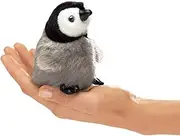 Folkmanis Mini Emperor Penguin Baby Finger Puppet