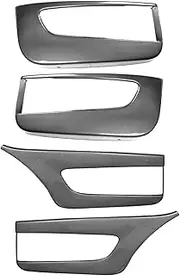 Pexorin, for Tesla, Model X 2023 Car Door Anti Kick Pad ABS Anti-Dirty Car Door Edge Protector Car Interior Decoration Accessories Car Door Kick Pad