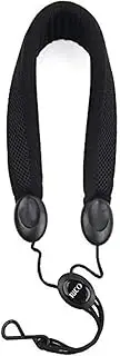 D'Addairo Rico Padded Sax Strap Saxophone Strap - Soprano/Alto, Metal Hook