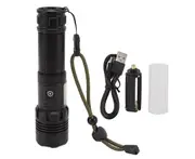 Camping Flashlight Multifunctional Rechargeable Flashlight for Outdoor - Gold