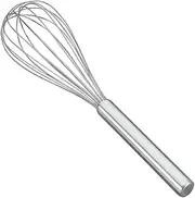 Metaltex 20432 Heavy Duty 8 Wire Whisk, Silver
