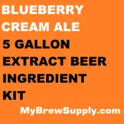 Blueberry Cream Ale Homebrew 5 Gal Beer Extract Ingredient Kit - My Brew Supply
