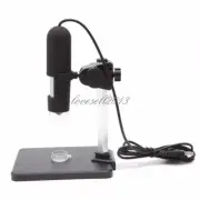 2MP USB 1000X 8 LED Digital Microscope Endoscope Magnifier Camera+Lift Stand