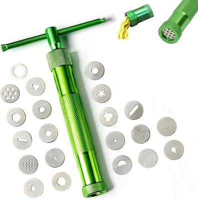 Clay Extruder Clay Gun Cake & Fondant Sculpture Decorating Tool Set Ceramics