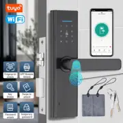 Automatic Door Smart Lock Fingerprint/IC Card/Password/APP Door Lock with 2 Key
