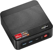 Mini PC BOSGAME P4 Ryzen 7 5825U (up to 4.5GHz, 8C/16T) Mini Computers DDR4 32GB RAM 1TB M.2 PCIe NVMe SSD, Mini PC Windows 11 Pro | Dual 2.5G LAN | HDMI&DP&USB-C | 4K60Hz Triple Display | WiFi 6E