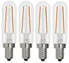 4-Pack Bulbrite 776891 LED2T6/30K/FIL/3 LED 2.5 Watt T6 Clear Bulb
