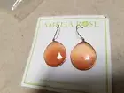 Amelia Rose Peach / Light Brown Drop Earrings Women's New Jewelry Dangles
