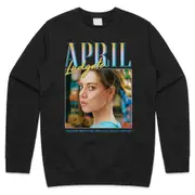 April Ludgate Homage Jumper Sweater Sweatshirt Parks & Rec Top Funny Retro 90's Gift CrewneckHoodie sweatshirt