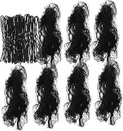 MERRYHAPY 1 Set Hair Nets for Women Bun Hair Nets Shaped Clips Soft Elastic Mesh for Food Service Dance and Daily Use and Elegant