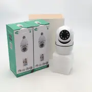 WESECUU WiFi Security Bulb Camera | 2K Resolution | T-CP8042LF-W3M | 2-Pack