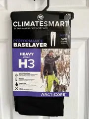 CLIMATESMART - Pants - Mens - Baselayer - Black - Heavyweight - XXL - NEW