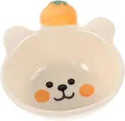 Cabilock Cute Sauce Bowl Set Mini Bowl Simple Ceramic Sauce Bowl Small Bowl for Condiments for Snacks Boys and Girls Kitchen Dinnerware