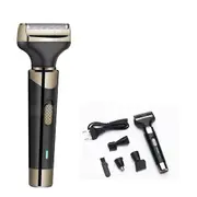 4 in 1 Rechargeable Men Electric Nose Ear Hair Trimmer Painless Women Trimming Sideburns Eyebrows Beard Hair Clipper Cut Shaver