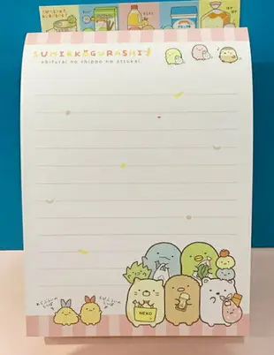 【震撼精品百貨】角落生物 Sumikko Gurashi San-X 角落生物便條本(L)-粉白#71284 震撼日式精品百貨