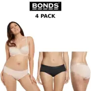 Womens Bonds Invisitails Midi Brief Undie Sexy Panties Knickers 4 Pack WZGJY