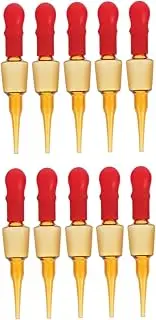 MUCKLILY 10 Pack Glass Dropper Bottles Laboratory Droppers for School and Lab Use