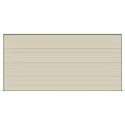 B&F Garage Door 0-2400 x 0-3200mm Classic Cream Sectional Garage Door - Tuscan