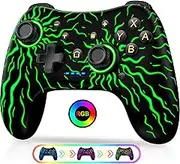 for wii skins Switch Wireless Switch Compatible with Switch/Switch Lite/OLED, Wireless Switch Work with iOS/Android/PC with RGB Light, Programmable, TURBO & Wakeup