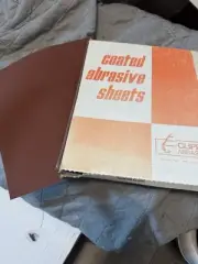 50 CLIPPER ABRASIVE SHEET Coated Abrasive Sheet Paper Grit 9"x11" CROCUS CLOTH