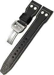 [KAVJU] For IWC Big Pilot Watch SPITFIRE Le Petit Prince Calfskin Strap 20mm 21mm 22mm Genuine Leather Rivet Watchband
