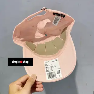 【Simple shop 】NIKE 刺繡 LOGO 老帽 NIKE 運動帽 鴨舌帽 帽子 粉色 913011-686