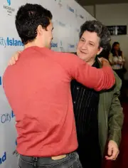 Actor Steven Strait Raymond De Felitta arrive at the LA premiere o- Old Photo