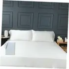 100% Austrian Eucalyptus Queen Bed Sheets, 18 Inch Deep Queen 4PC Bright White