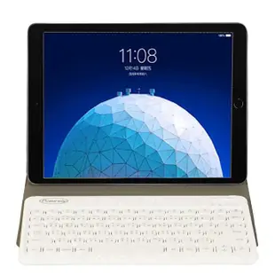 Powerway For iPad Air 3/ Pro10.5專用圓典型藍牙鍵盤/皮套(10.5吋)