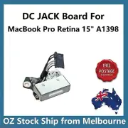 DC Power Jack Board Port 820-3609-A For Macbook Pro Retina 15" A1398 2013-2015