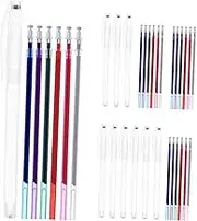 DIYEAH 2 Sets Water Soluble Marker Pens for Tailoring Sewing Refill Pen Casings Ergonomic Design for Effortless Marking Easy Alterations