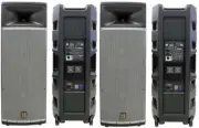 2 Professional PRO PA DJ Dual 15” 3-Way Full-Range Powered/Active DJ PA Multipur