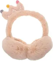 [COLLBATH] Adorable Boys and Girls Earmuffs Winter Warm Ear Muffs Pc Animal Headband Crown Pattern Random