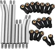 Pothyes TRX-4M Stainless Steel Link Set High Clearance Links for 1/18 RC Crawler TRX4M Upgrade Parts
