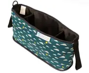 Keep Me Cosy™ Pram & Stroller Organiser, Cup Holder Caddy Bag - Playful Plane