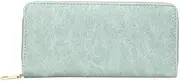 [Generic] Wristlet Wallets for Women, Ladies PU Vegan Leather Clutch Wallet Zip around Phone Purse Card Holder Organizer