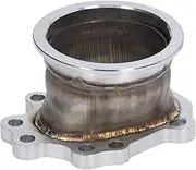 Leapiture 3" V-Band Adapter Turbo Downpipe Flange Kit Turbo Flange Assembly Replacement for Garrett Style T25 T28 GT25 GT28