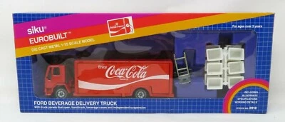 Siku Eurobuilt 2918 DIE CAST-Ford Beverage Delivery Truck-Coca Cola NIB