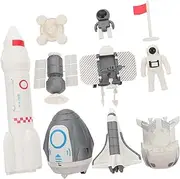 Kisangel 1Set Space Exploration Corps for Educational Space Cognition with Lifelike Rockets Fun Interesting Models Present for