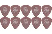 10 x Jim Dunlop Gator 0.58mm Maroon Guitar Picks / Plectrums NEW